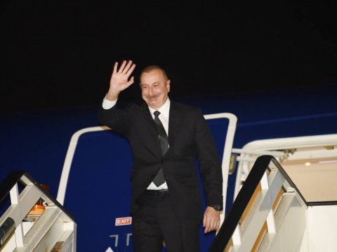 İlham Əliyevin Rusiya səfəri başa çatdı 