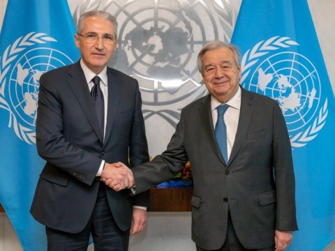 COP29-un prezidenti Quterreşlə görüşdü