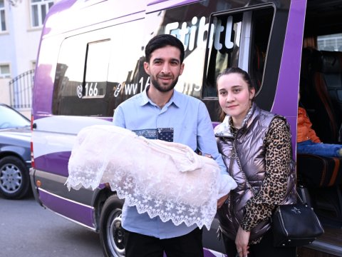 Füzuli şəhərinə növbəti köç karvanı yola düşdü - FOTOLAR