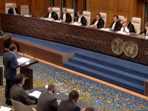 Nazir müavini beynəlxalq məhkəmədə erməni faşizmini ifşa etdi