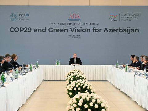 Bakıda beynəlxalq forum keçirilir - Mərasimdə Prezident iştirak edir (CANLI)