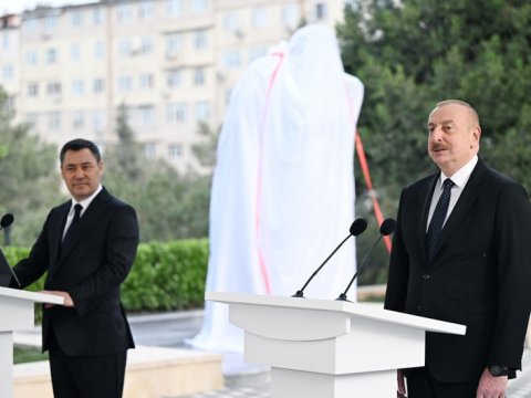 Aytmatovun abidəsi dostluğumuzun rəmzinə çevriləcək