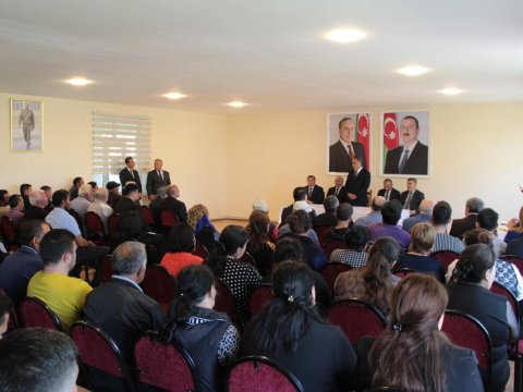 Veyisli kəndində səyyar qəbul keçirildi - FOTO