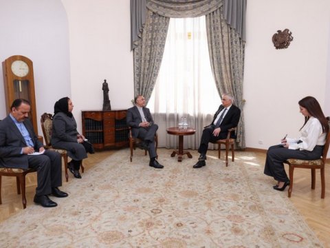 Qriqoryan İran səfiri ilə delimitasiyadan danışdı