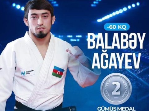 Cüdoçumuz Zaqrebdə gümüş medal qazandı