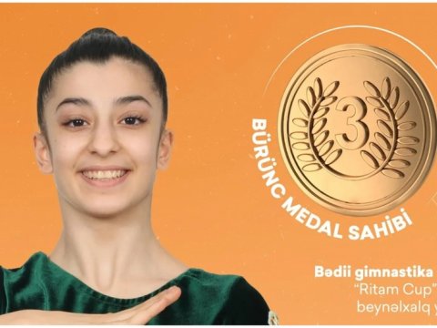 Gimnastlarımız Serbiyada beş medal qazandı