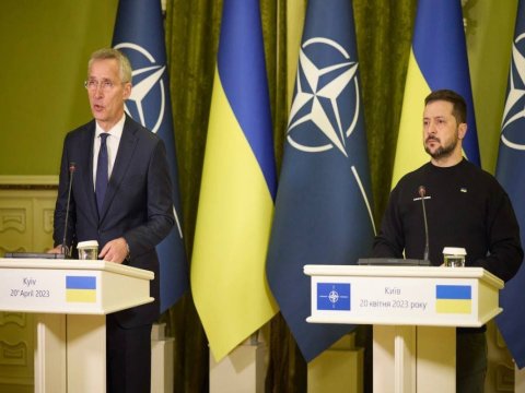 NATO Baş katibi gözlənilmədən Ukraynaya gedib