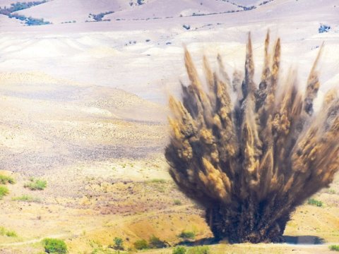 Mina terroru bu dəfə Qazaxda - 