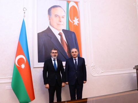 Baş prokuror TİHEK-in rəhbəri ilə görüşdü - FOTOLAR