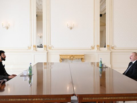 İlham Əliyev MUSLİM İnstitutunun direktorunu qəbul edib