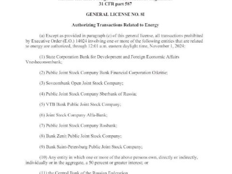 ABŞ Rusiya banklarına qarşı sanksiyaları müvəqqəti yumşaldıb