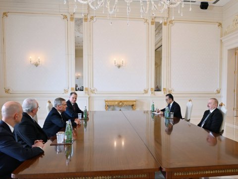 Prezident ABŞ nümayəndə heyətini qəbul edib