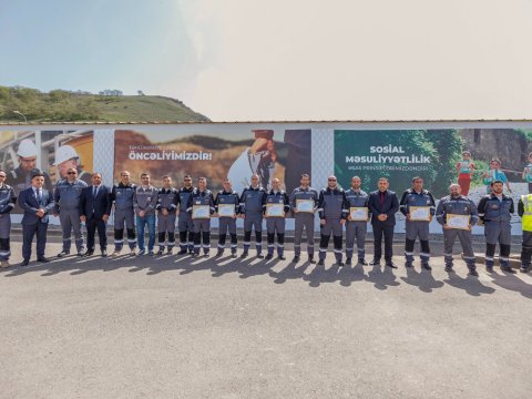 Çovdar İnteqrəolunmuş Regional Emal Sahəsində Ümumdünya Əməyin Mühafizəsi Günü qeyd olunub