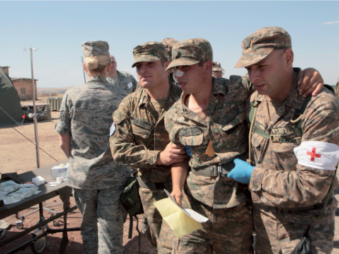 Ermənistanın hərbi həkimləri NATO təlimlərində