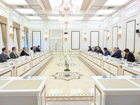 Sahibə Qafarova həmkarı ilə danışıqlar APARDI 