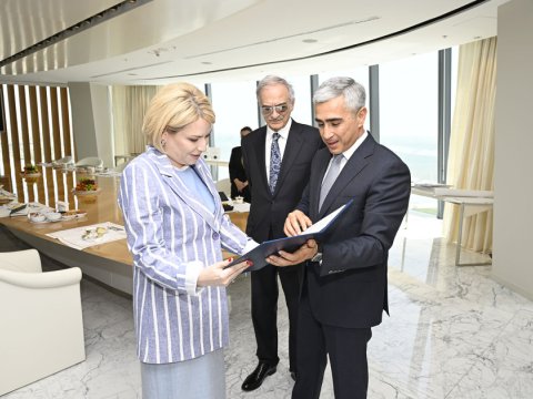 Heydər Əliyev Fondunun Rusiyadakı layihələri müzakirə olundu - FOTO
