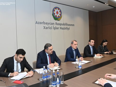 Ceyhun Bayramov Putinin xüsusi nümayəndəsini məlumatlandırdı