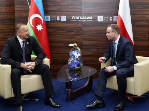 Polşanın mövqeyini yüksək qiymətləndiririk - İlham Əliyev