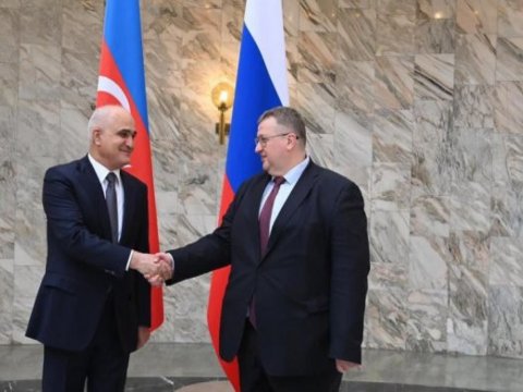 Şahin Mustafayev rusiyalı həmkarı ilə iqtisadiyyatdan danışdı