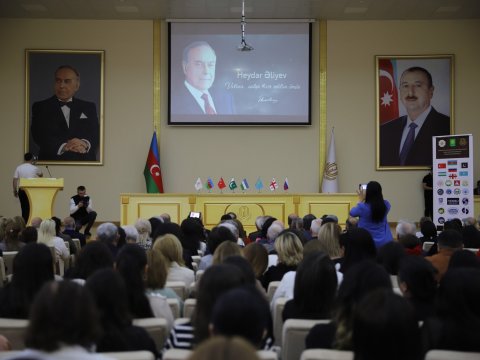 Gəncə Dövlət Universitetində beynalxalq elmi konfrans keçirilib - FOTO