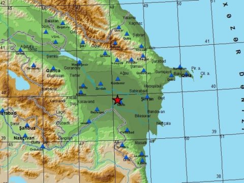 Azərbaycanda zəlzələ olub