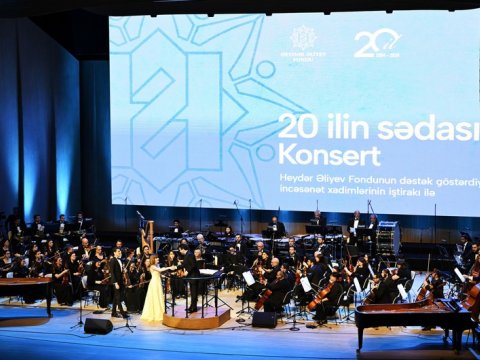 Heydər Əliyev Fondunun 20 illiyinə həsr olunan konsert