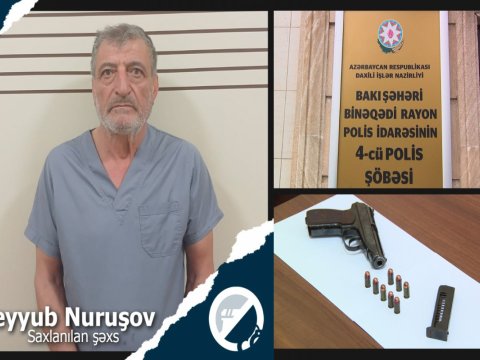 “Makarov” satmaq istəyən şəxs ələ keçdi