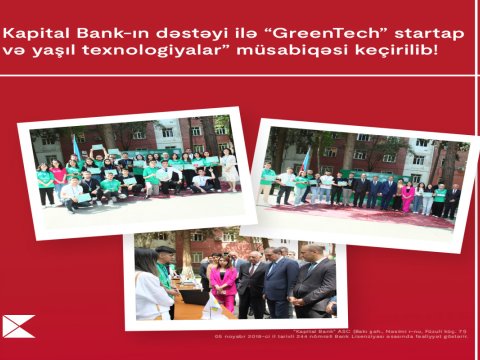 Kapital Bank-ın dəstəyi ilə müsabiqəsi keçirilib