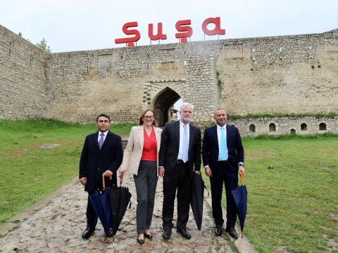 ABŞ səfirinin Şuşaya səfəri erməniləri qəzəbləndirdi - FOTO