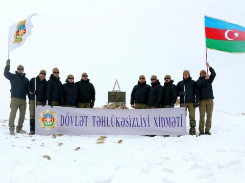DTX əməkdaşları “Heydər zirvəsi”ndə - FOTO