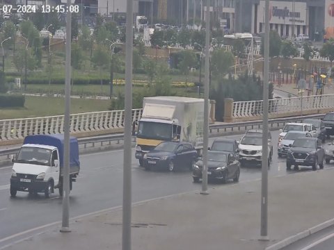 Bakının mərkəzində yol qəzası