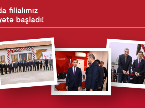 Kapital Bank-ın Laçın filialı AÇILDI