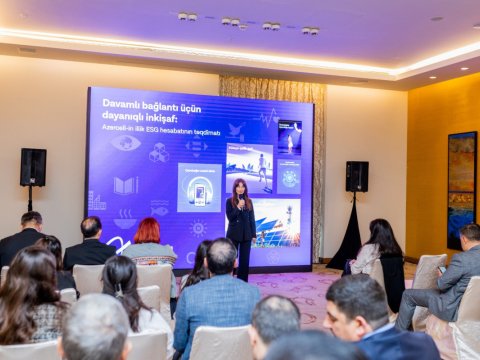 Azercell ilk Dayanıqlılıq (ESG) hesabatını açıqladı