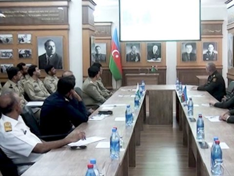 Müdafiə Universitetində Pakistan nümayəndələri ilə görüş 