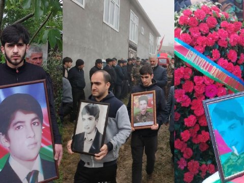Daha 3 şəhidimiz dəfn olundu - FOTOLAR
