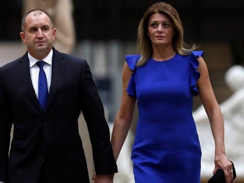 Bolqarıstan Prezidenti və xanımı Milli Gimnastika Arenasında