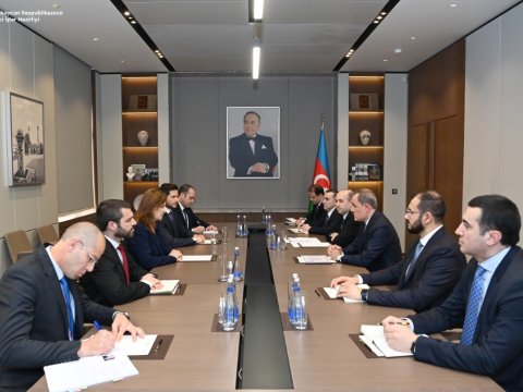 Nazir İsrail rəsmisi ilə GÖRÜŞDÜ