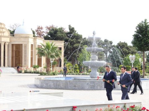 Goranboyda Heydər Əliyevin anadan olmasının 101-ci ildönümü qeyd edilib - FOTO