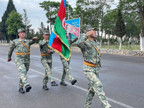 Azərbaycan Ordusunda andiçmə mərasimləri - FOTO/VİDEO