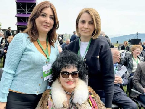 Zeynəb Xanlarova illər sonra Şuşaya getdi - FOTOLAR