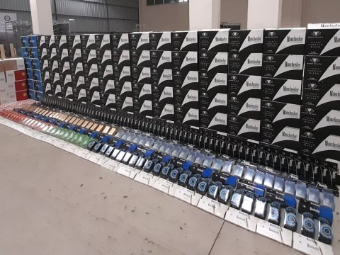 Külli miqdarda aksiz markasız siqaret aşkarlandı