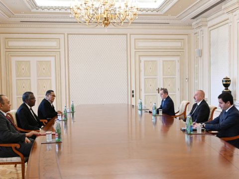 Prezident qəbul keçirib - FOTO