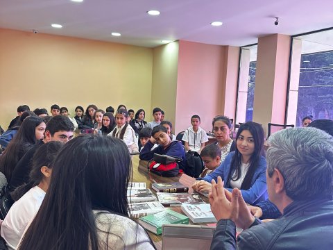 Rustavidə Heydər Əliyevin anadan olmasının 101 illiyi qeyd edilib