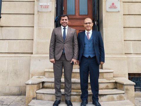 Türkiyə səfirliyinin müşaviri media ilə tanışlığa Modern.az-dan başladı - FOTO