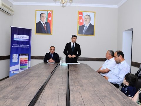 Naftalanda növbəti səyyar qəbul keçirilib - FOTO