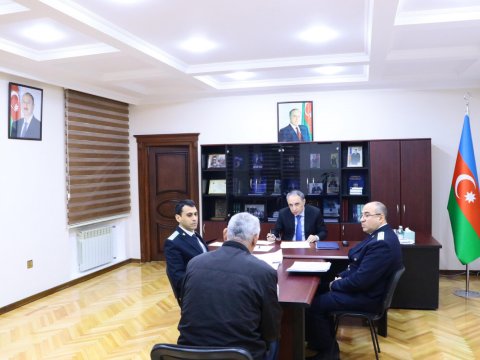 Baş prokuror Göyçay rayonunda vətəndaşları qəbul edib