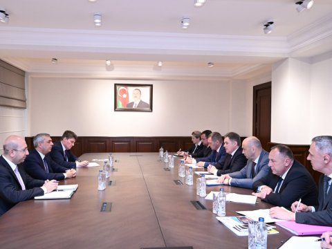 Samir Nuriyev Belarus Baş nazirinin müavini ilə görüşdü - FOTO