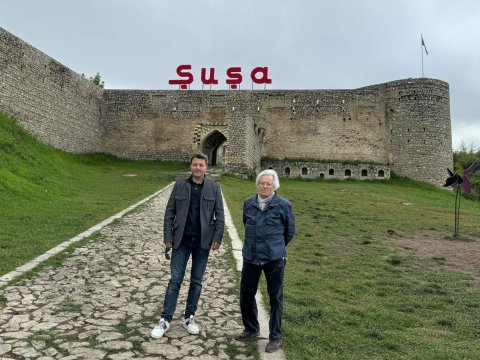 Avropa Parlamentinin deputatı Şuşada - FOTO