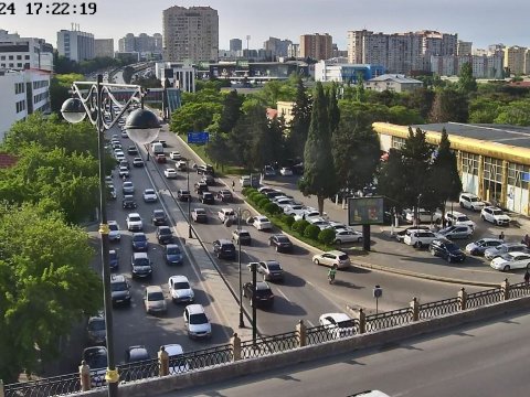Bakıda yenə tıxac var 