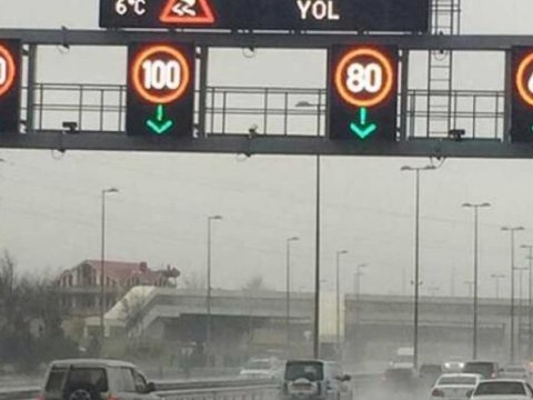 Hava limanı yolunda sürət həddi endirildi